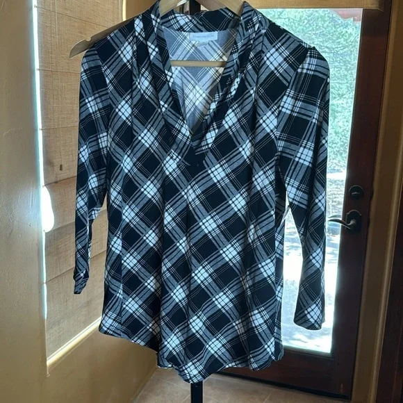 NWT Charter Club Plaid Shirt Size XS - Picture 5 of 10